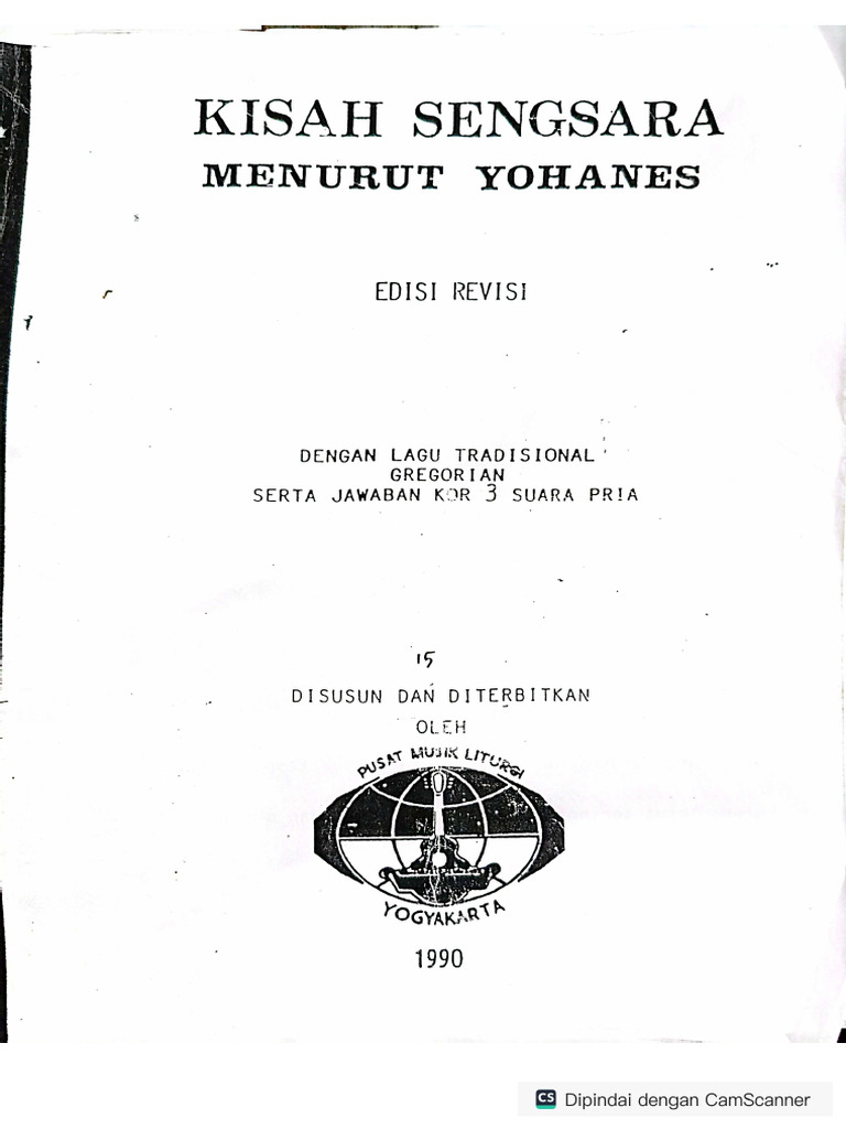 Kisah Sengsara Menurut Yohanes | PDF