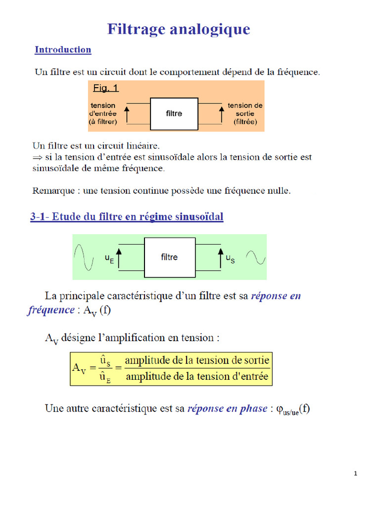 ch4 FILTRAGE | PDF