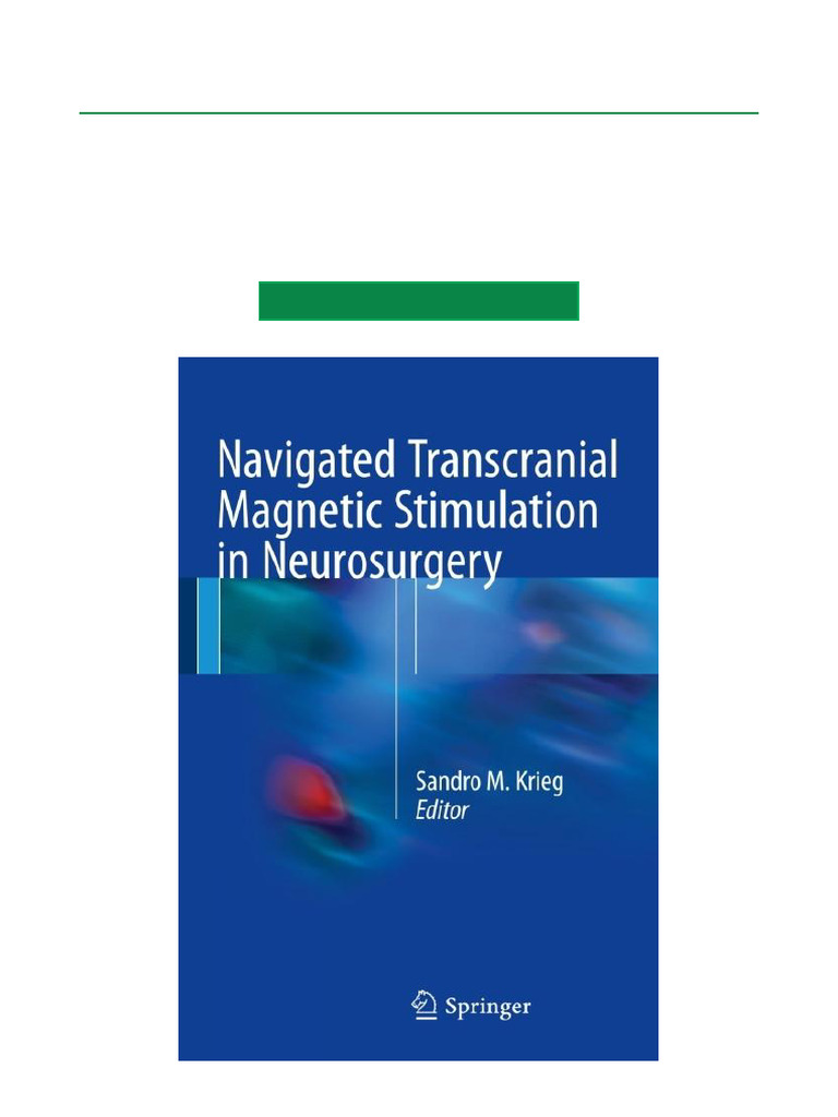 Navigated TMS in Neurosurgery Guide | PDF | Neurosurgery ...