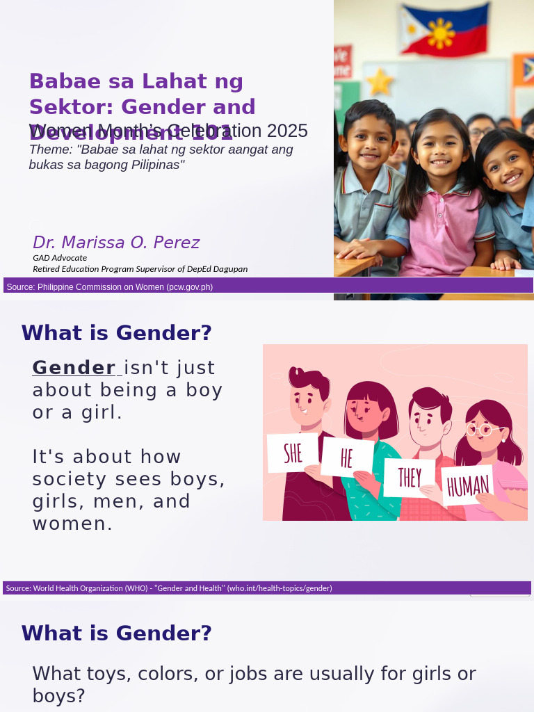 Gender Development in the Philippines | PDF | Equality Rights ...