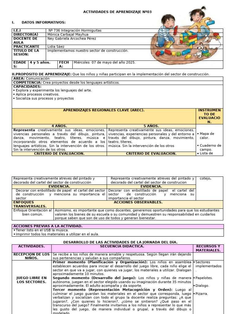 Actividades de Aprendizaje en Construcción | PDF | Escritura | Cognición