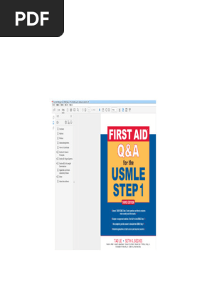 FIRST AID Q&A for the USMLE STEP 1 第3版 First Aid Q&A for the USMLE Step 1, Third Edition (First Aid