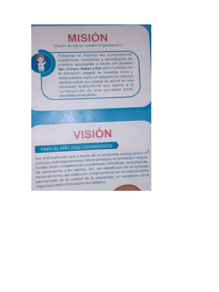 Mision y Vision | PDF