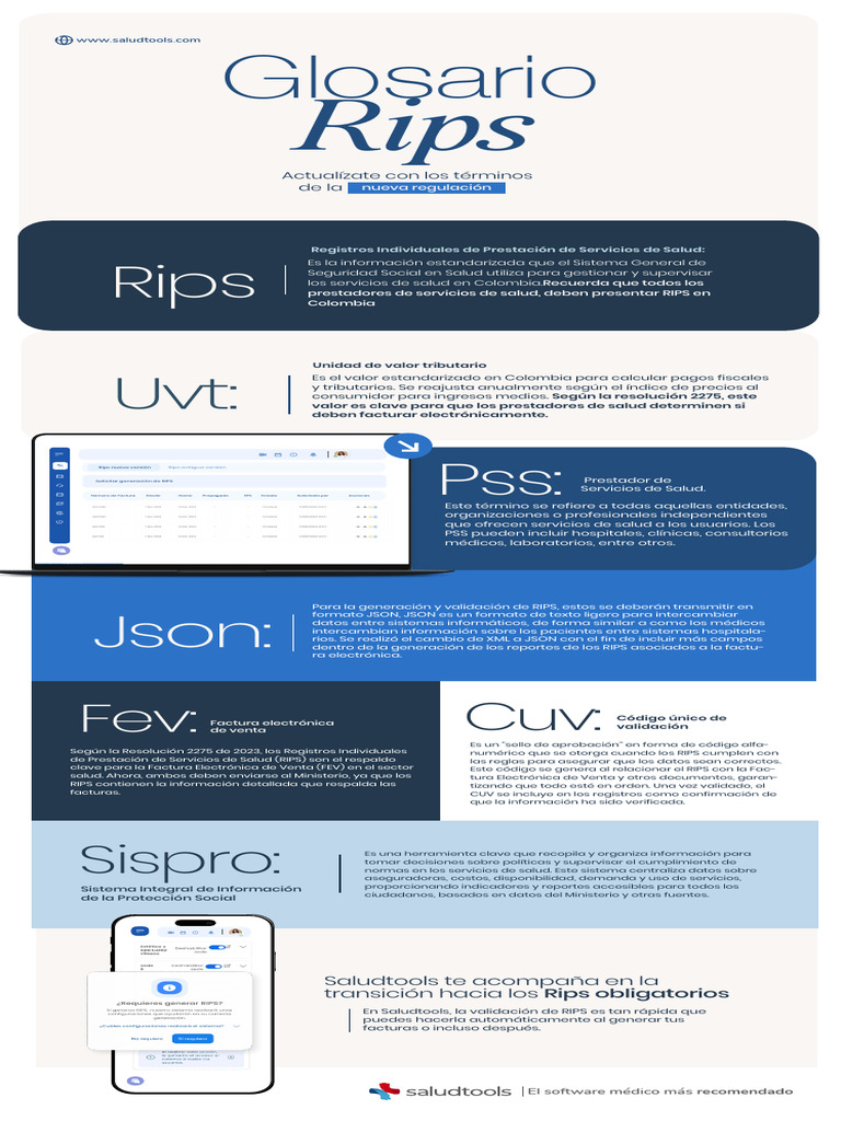 Glosario de RIPS y su Estructura JSON | PDF | Factura