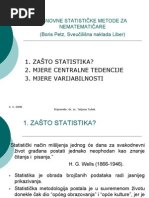 Download statistika za nematematicare by Goran Miljevic Faks Profil SN85933187 doc pdf