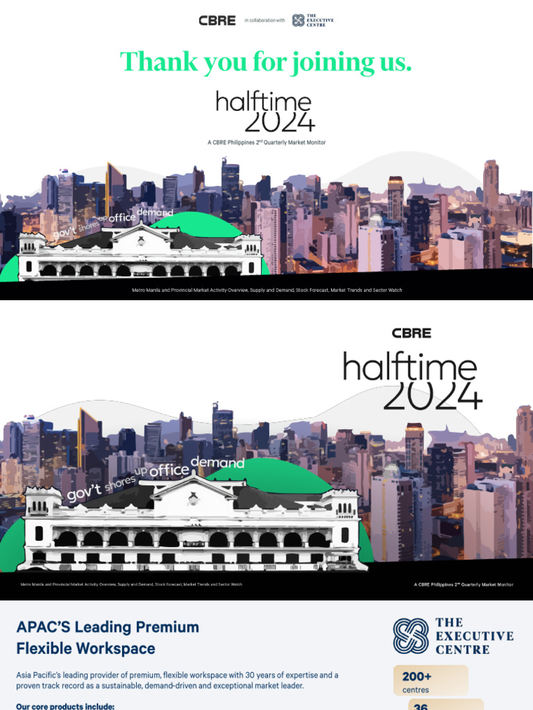 CBRE Halftime 2024 Q2MR 20240806 v4 | PDF