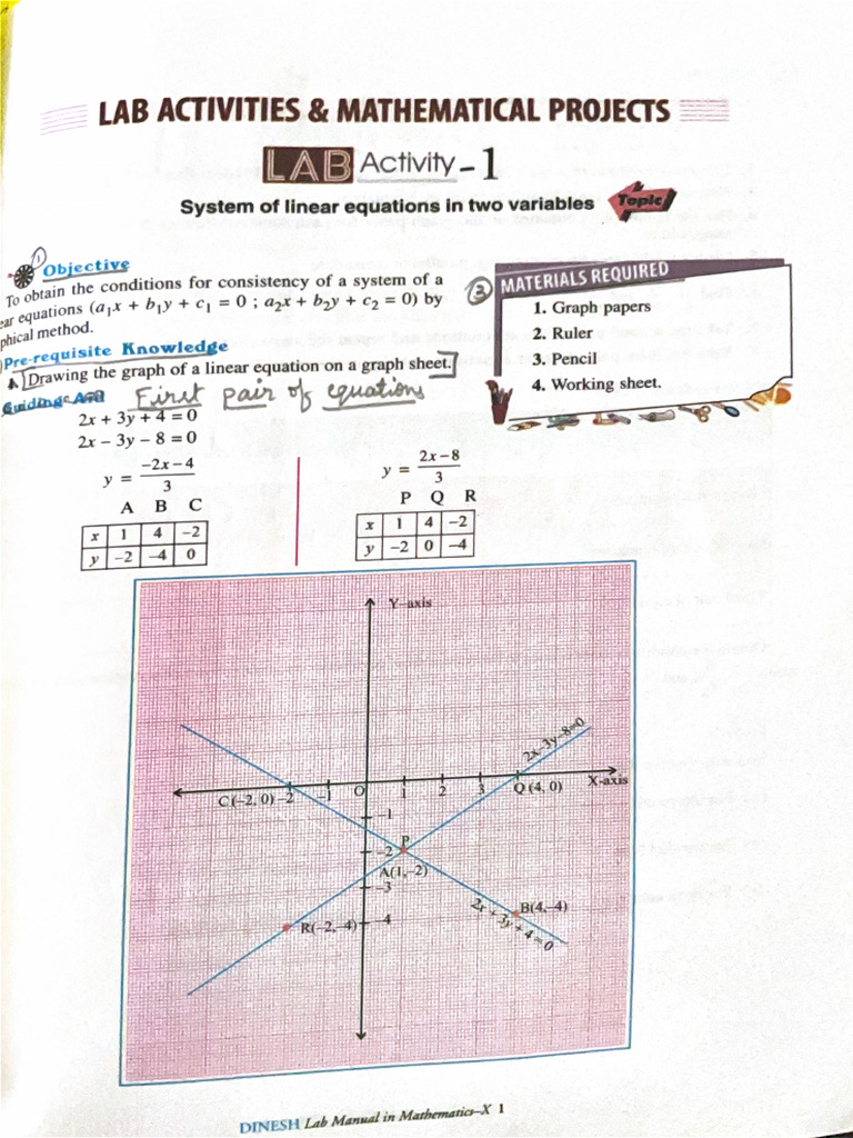 Math Lab Record | PDF