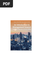 Original PDF) Introduction To Management Science 13th