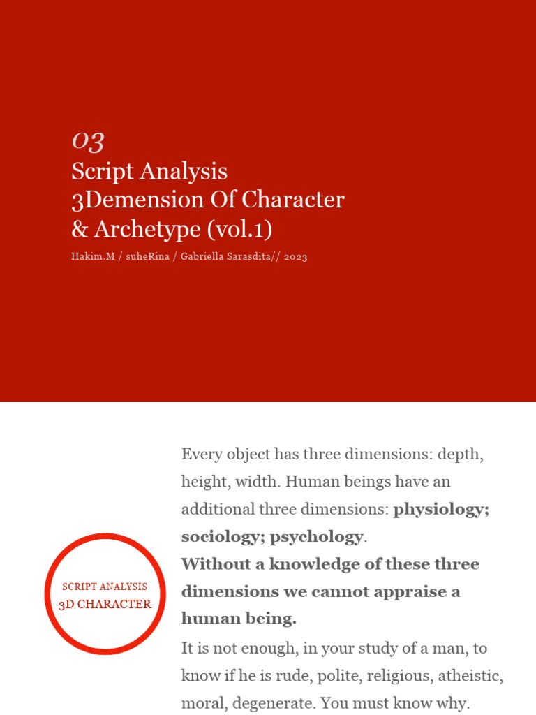 Sec 03 - 3d Archetype+Symbol - 2023 | PDF