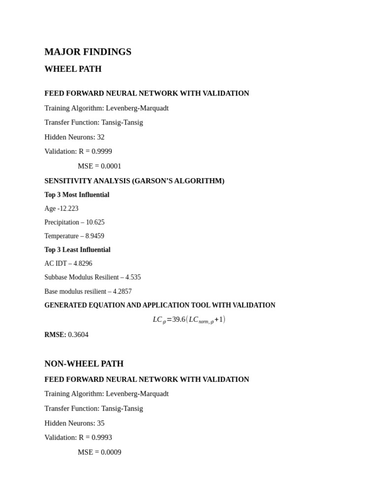 Major Findings | PDF