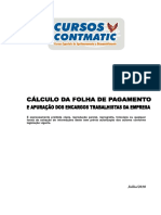 8 Calculo Folha Pagamento Apuracao Encargos Trabalhistas Empresa