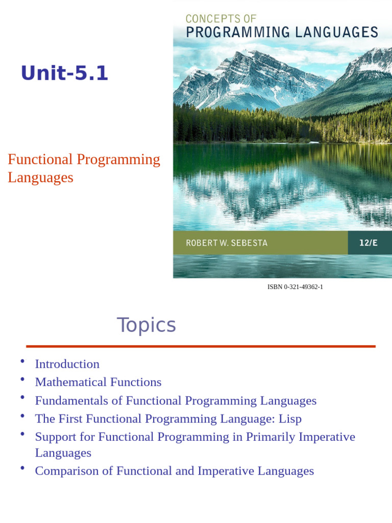 Unit-5.1 | PDF | Functional Programming | Programming