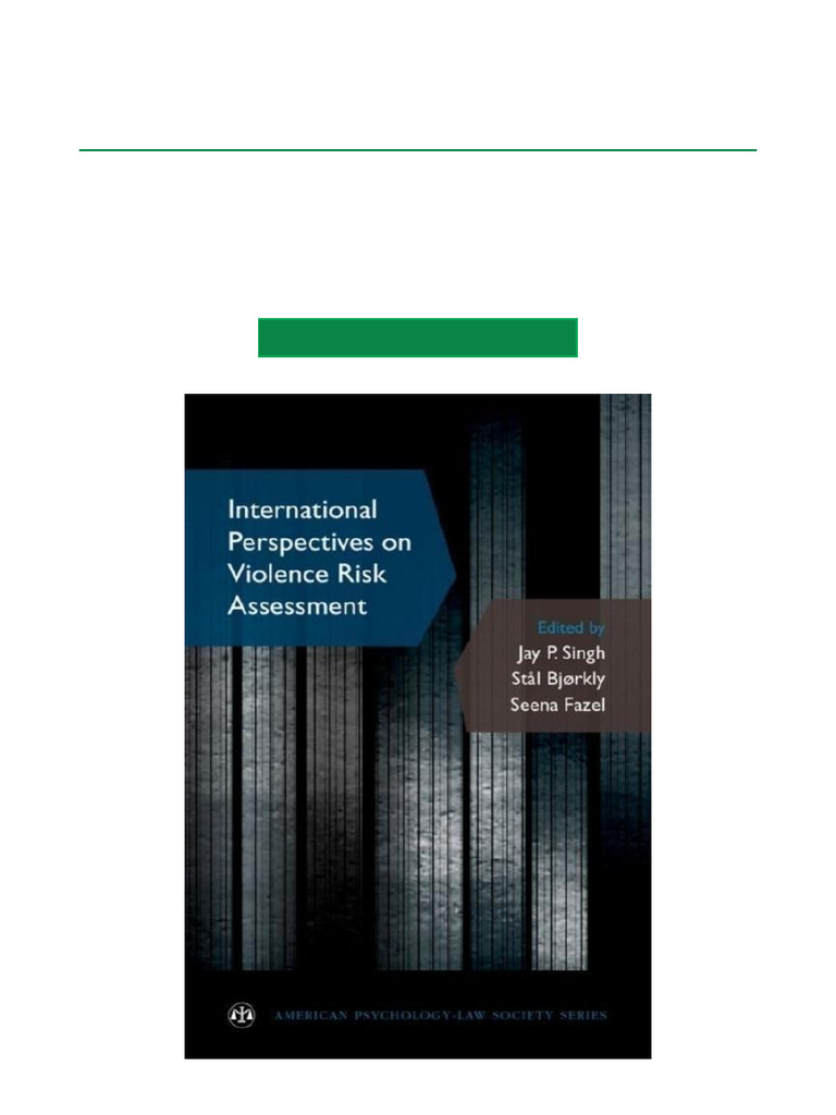 Global Insights on Violence Risk Assessment | PDF | Psychology | Psychiatry