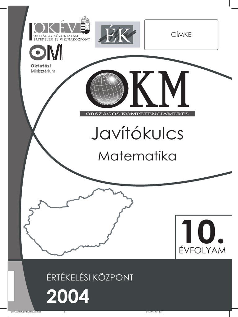 2004 Komp Javito Mat 10 | PDF