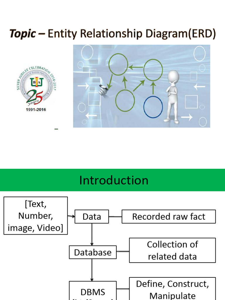 IUBAT CSE: ERD and Database Design | PDF | Data Management | Data Model