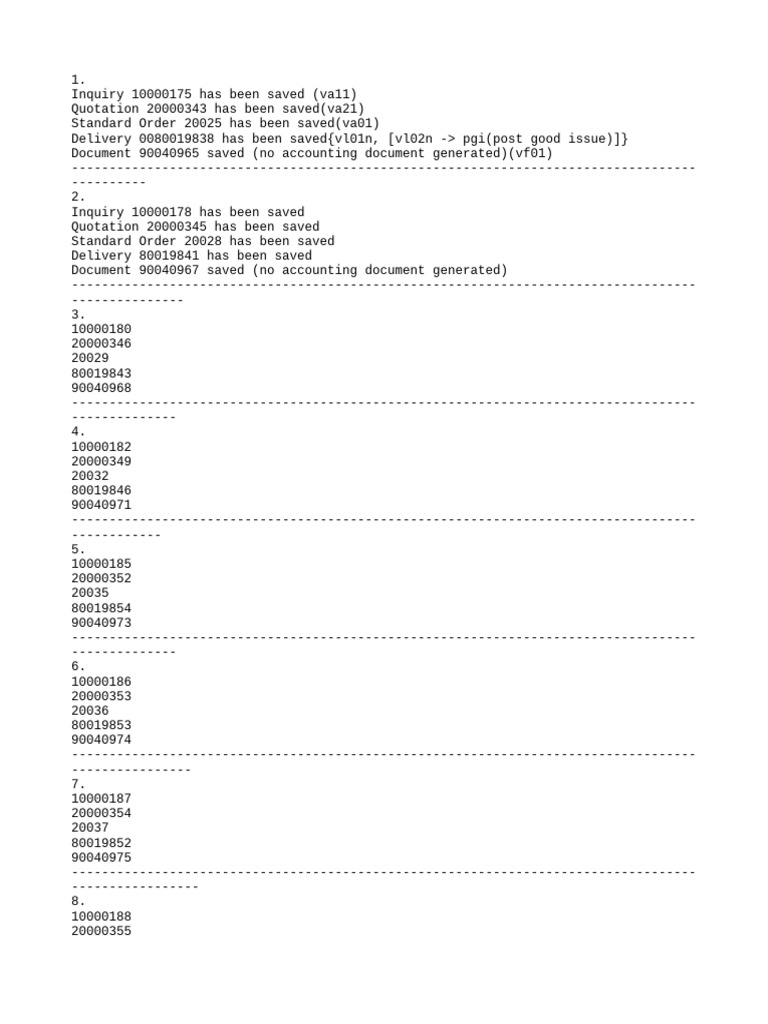 Sales and Distribution Documents | PDF