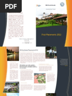 Final Placement Report 2012