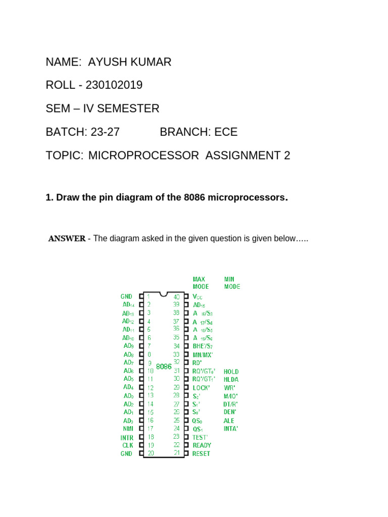 Assig 2 | PDF | Computer Engineering | Computing