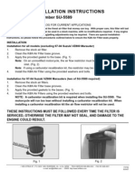 Install K&N Air Filter SU-5589