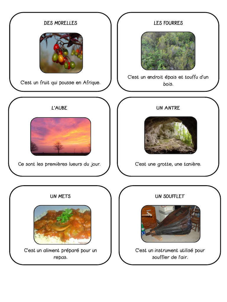 Vocabulaire Rafara | PDF