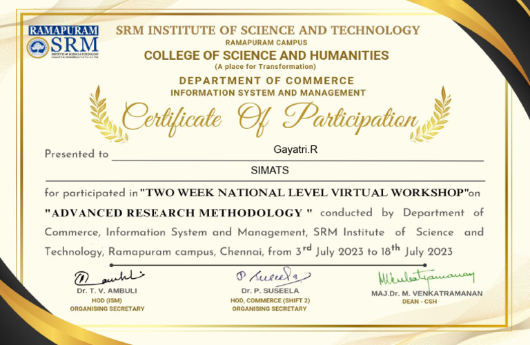 E Certificate | PDF