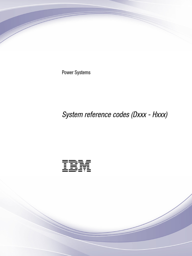 IBM Power Systems Reference Codes Guide | PDF | Elevator | Direct Current