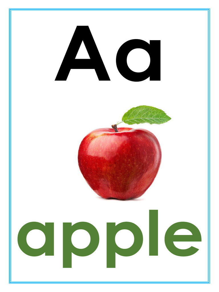 Alphabet A-Z with Illustrative Words | PDF