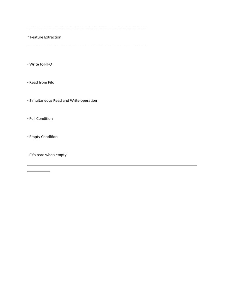FIFO Plan for Data Operations | PDF