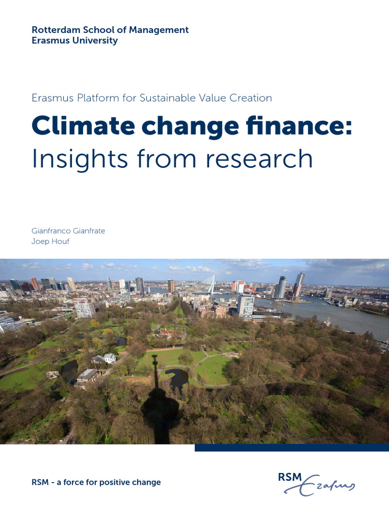 12 02 Climate Change Finance Insights From Research | PDF | Climate ...