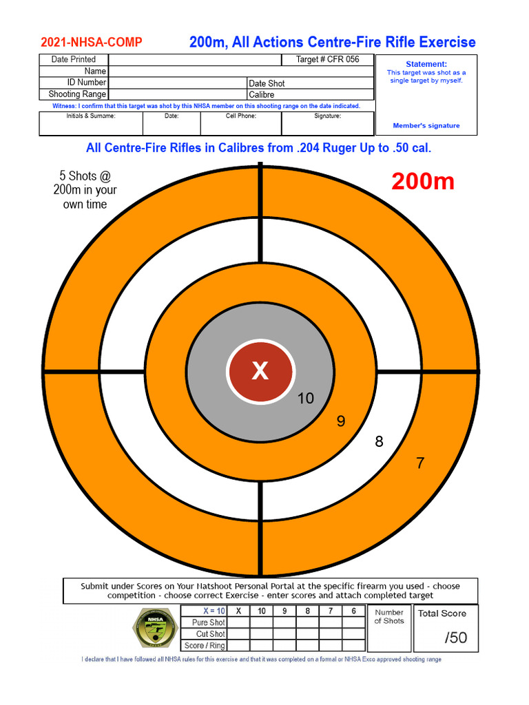 1631538106000-NatComp-015 200m CF Rifle TGT - Numbers | PDF