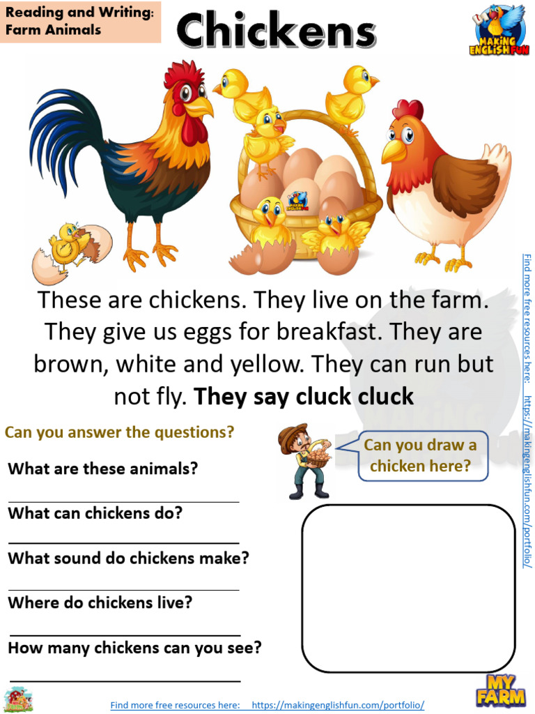 Fun Facts About Farm Chickens | PDF