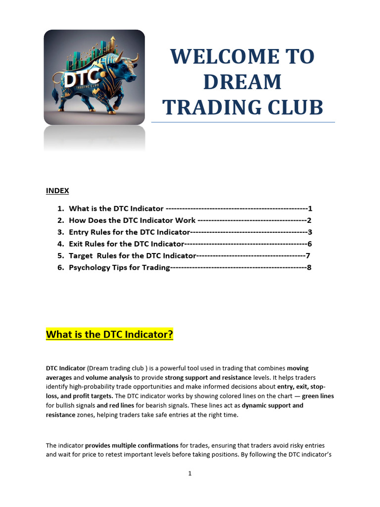 DTC Strategy | PDF | Order (Exchange) | Market Trend