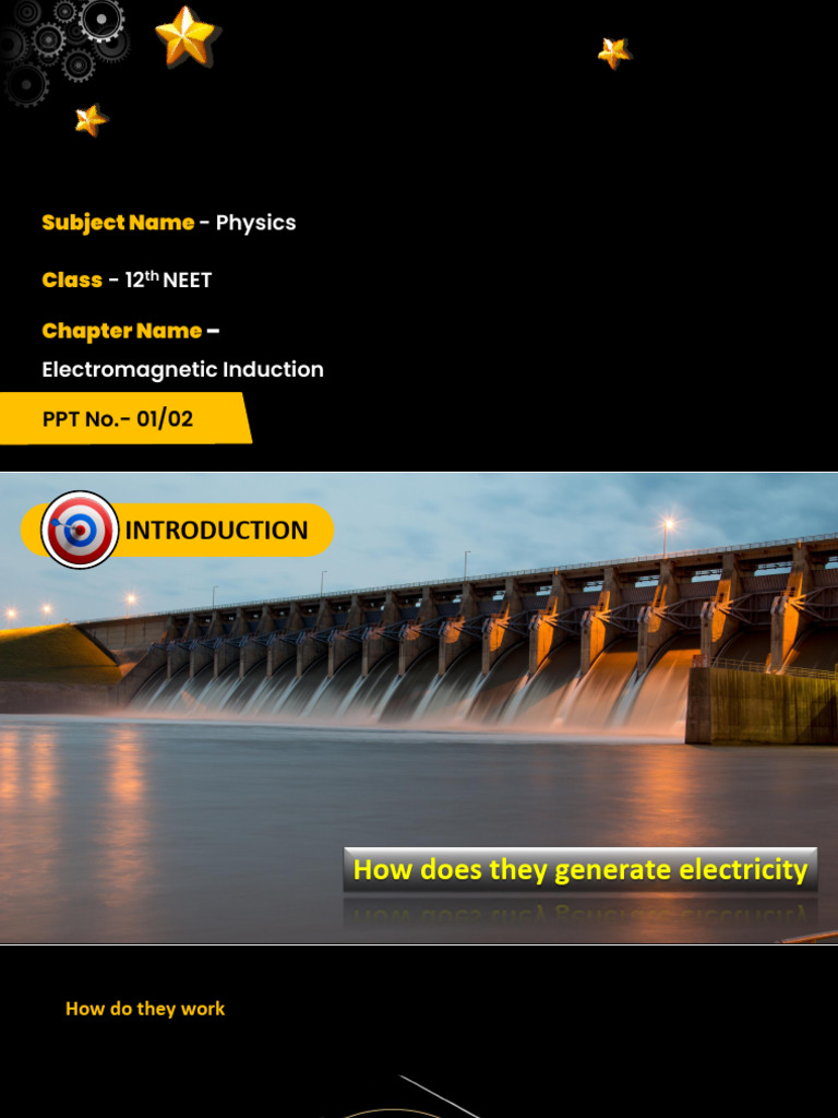 Physics PPT Sample Latest | PDF | Inductance | Electromagnetic Induction