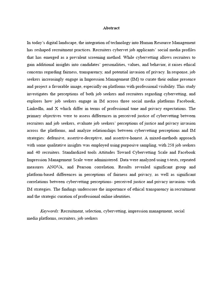 HRM - Abstract Final | PDF