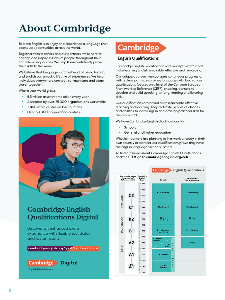 Cambridge B2 First Handbook Overview | PDF | Cognition | Behavior ...