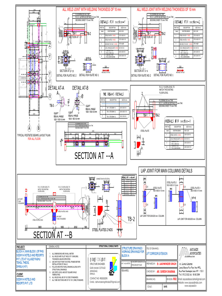 Structural Drawings for Block A | PDF | Mechanical Engineering ...
