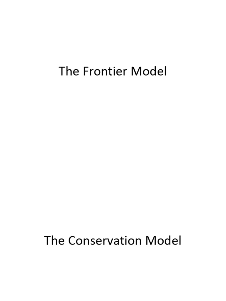 The Conservation Model | PDF | Agriculture | Elasticity (Economics)