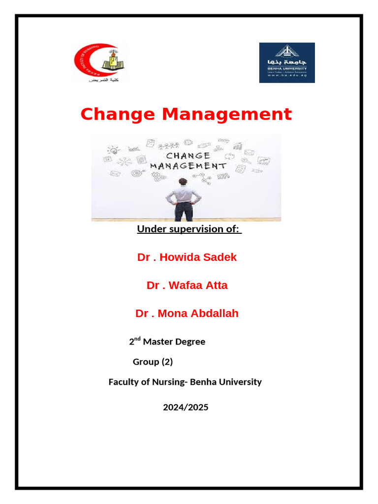 Change Management Strategies and Benefits | PDF | Change Management ...