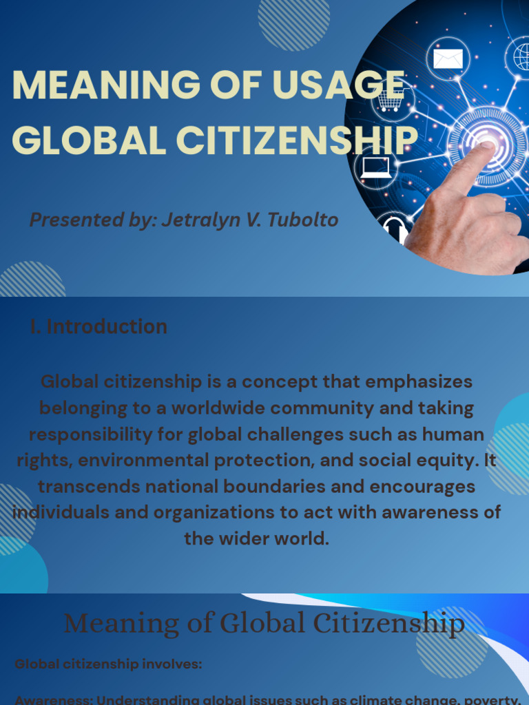 Understanding Global Citizenship Concepts | PDF | Sustainability ...