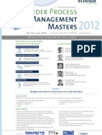 Order Process Managmenent Masters 2012 - KGO