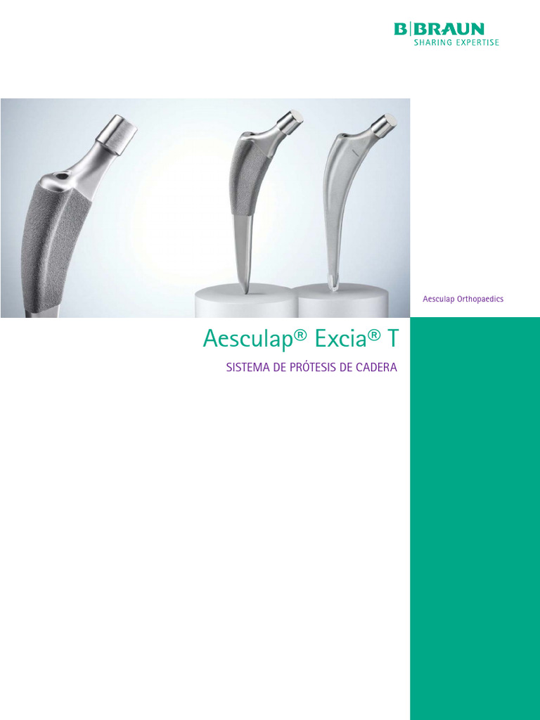 Sistema de Prótesis Aesculap Excia T | PDF | Pelvis
