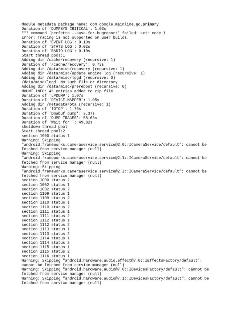Bugreport Z3101T TP1A.220624.014 2025 03 29 22 53 21 Dumpstate - Log ...