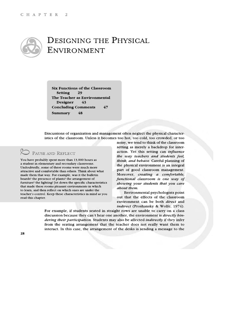 Designing The Physical Environment | PDF