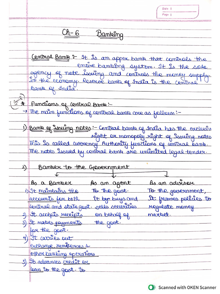 CH Banking | PDF