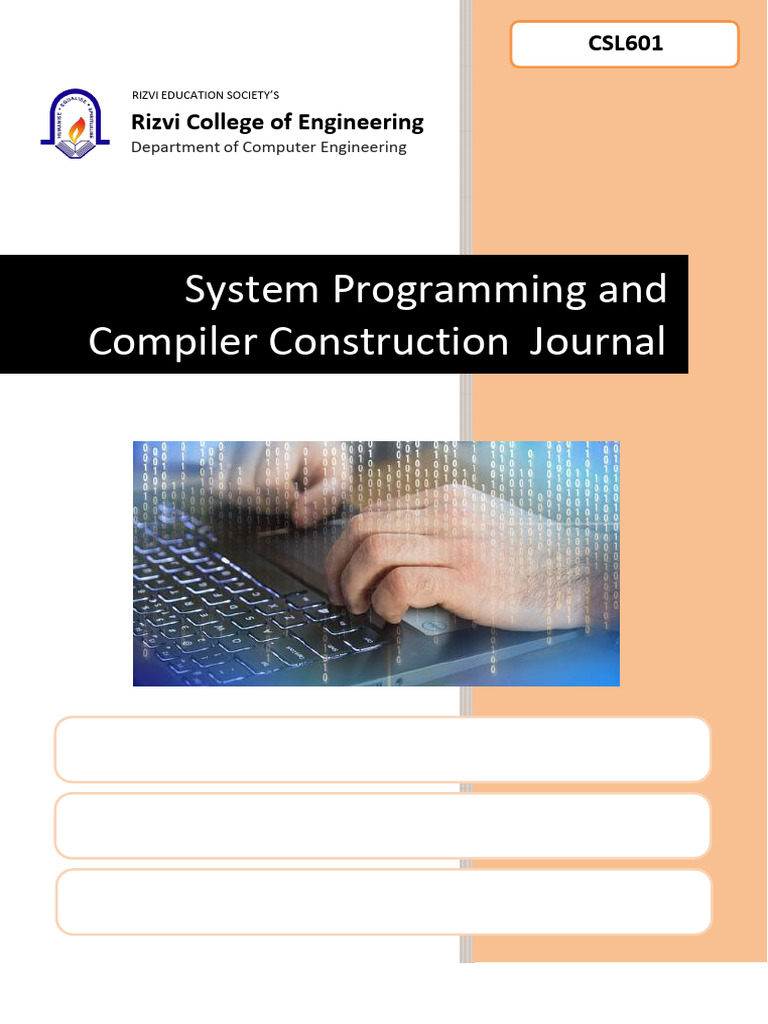 CSL601 System Programming Lab Report | PDF | Parsing | Software Engineering