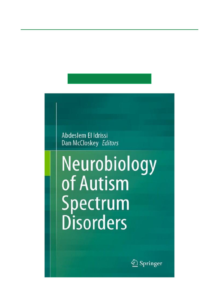 Neurobiology of Autism Spectrum Disorders | PDF | Autism | Pyramidal Cell