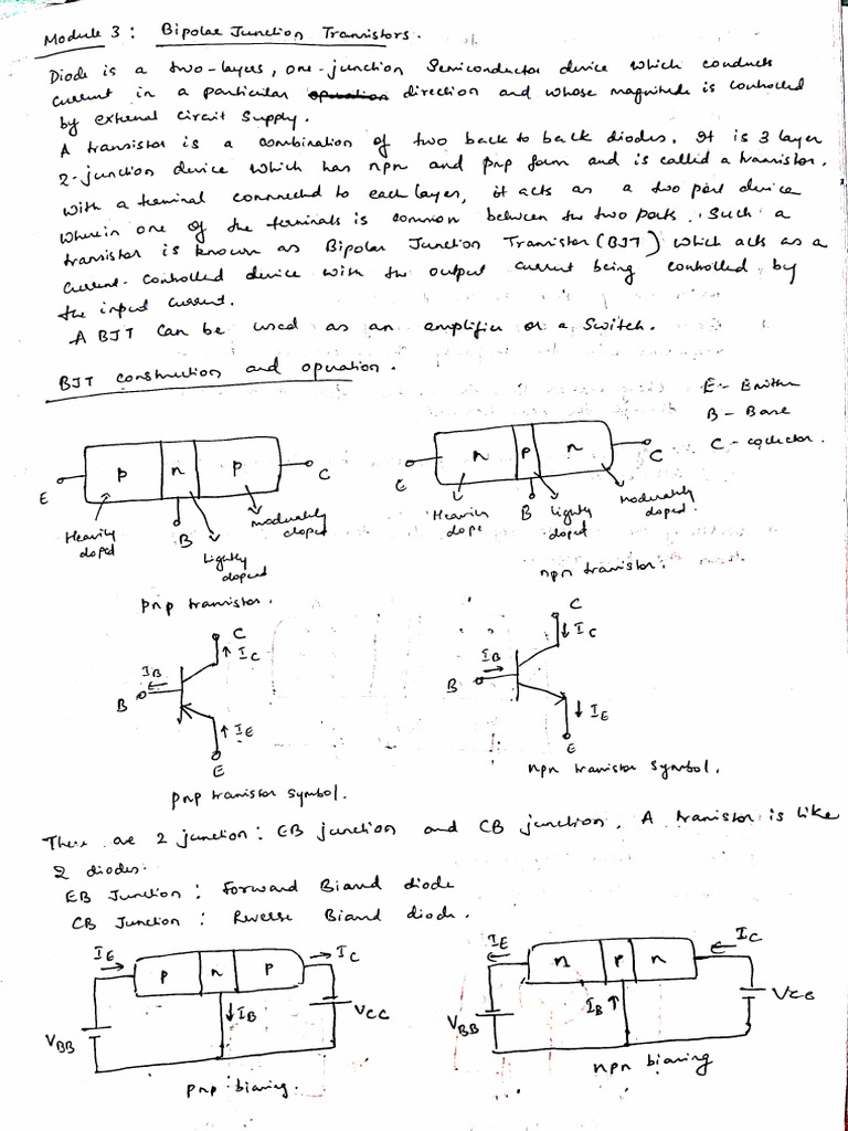 BJT Notes | PDF