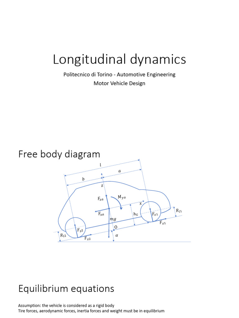 Longitudinal Dynamics in Vehicle Design | PDF | Land Vehicles | Transport