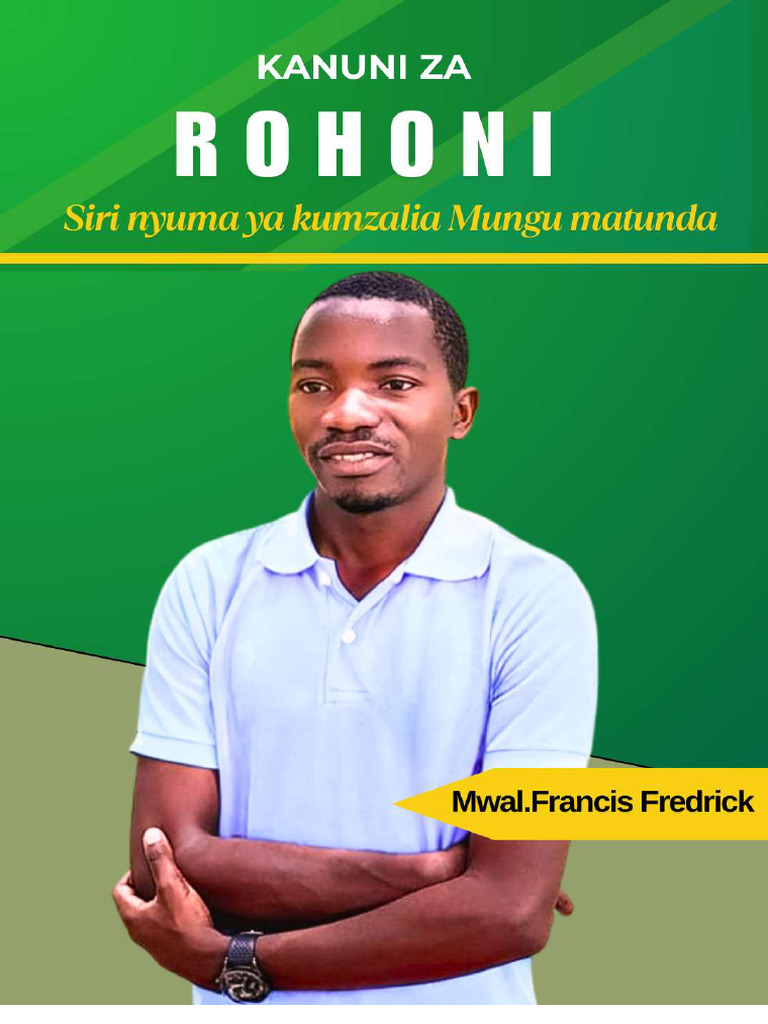 Kanuni Za Rohoni With Mwal - Francis | PDF