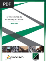 1er Baromètre Du E-Learning Au Maroc - Mars 2012